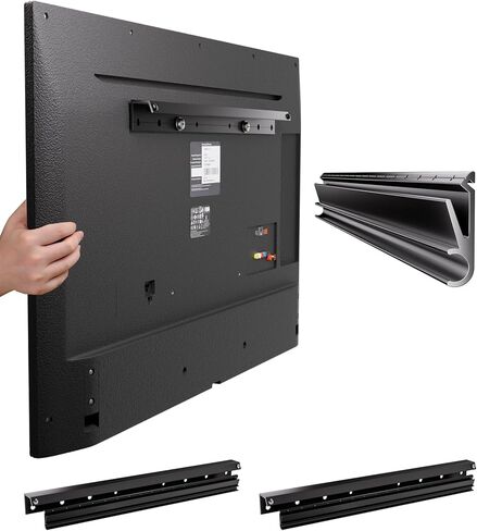 Fulifix No Stud TV Mount for All Brand 22-55Inch TVs, Universal Studless TV Drywall Mount Bracket for Flat Screen TVs, Low Profile, Loading Capacity 100lbs, Vesa 200x100 to 400 x 400mm in Kuwait