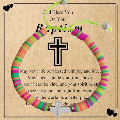 Cross Bracelet for First Communion, Baptism, Confirmation Birthday Gifts for Daughter Granddaughter Sister in Saudi Arabia