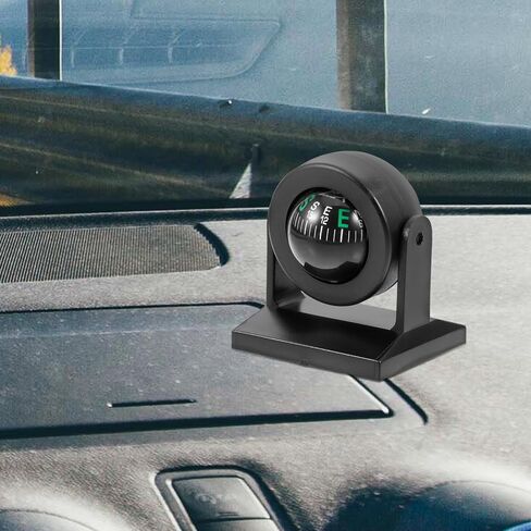 BESPORTBLE Car Compass Ball Shaped Compass Dashboard Vehicle Compass Supply Automotive Car Compass in Saudi Arabia