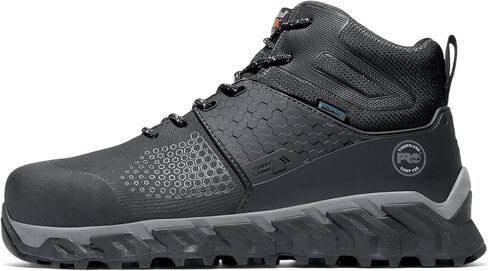 Timberland PRO Men's Ridgework Mid Composite Safety Toe Waterproof Industrial Hiker Work Boot, Black-2024 New, 12 in Saudi Arabia