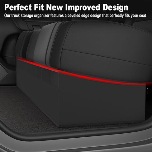 Marretoo Foldable Under Seat Storage Box for 2019-2023 Chevy Silverado 1500/GMC Sierra 1500 2020-2023 2500 3500 Double Cab & Crew Cab Chevy Silverado Accessories Truck bed Underseat Storage Organizer in Saudi Arabia