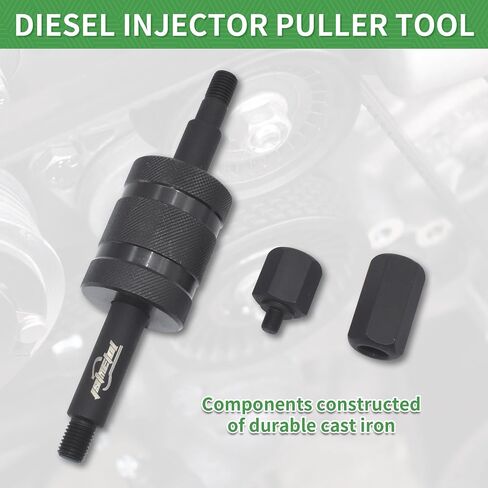 Diesel Injector Puller Tool with Slide Hammer Compatible for M8/M12/M14 Thread Adapter in Saudi Arabia