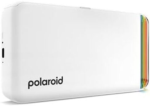 Polaroid Hi-Print - طابعة صباغة صور جيب 2x3 متصلة بالبلوتوث من الجيل الثاني - حزمة بيضاء (9128) مع ورقتين عاليتي الطباعة 2x3 - (40 صورة)، USB - كابل USB من النوع C بطول 6 أقدام، والمزيد in Saudi Arabia