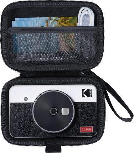 Hard Case Compatible with KODAK Mini 2 Retro P210R / Mini Shot 2 Retro C210R Instant Digital Camera Photo Printer, Black Case in Saudi Arabia