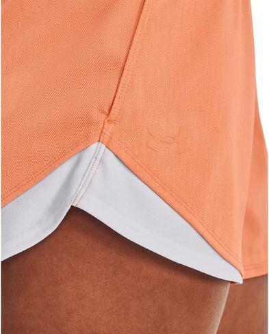 Under Armour Women's Standard Play Up Shorts 3.0-Twist, (414) Static Blue/White/White, Small… in Kuwait