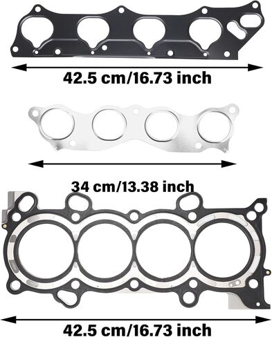 MLS Cylinder Head Gasket Set HGS228 Compatible with 2003-11 Hon-da Accord/CR-V Ac-ura TSX 2.4L DOHC L4 16V K24A2 K24A4 K24A8 K24Z1 in Saudi Arabia