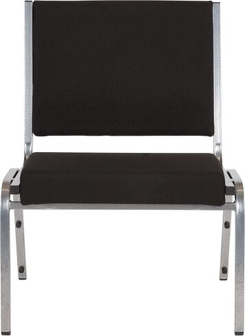 Flash Furniture HERCULES Series 1000 lb. كرسي استقبال طبي لعلاج السمنة من الفينيل الأسود المضاد للميكروبات in Saudi Arabia