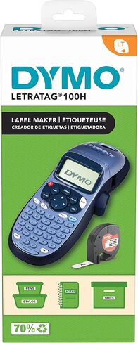 DYMO LetraTag LT-100H Handheld Label Maker, Blue in Saudi Arabia