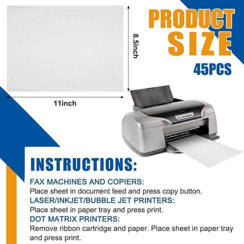 15 Pcs Printer Cleaning Sheet Scanner Cleaning Sheets Laser Printer Paper Shredder 8.5 x 11 Inches Copier Fax in Saudi Arabia