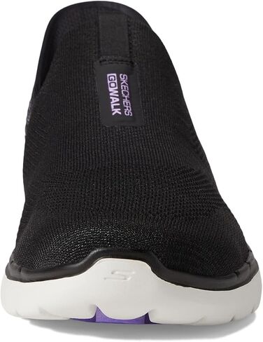 Skechers Women's Hands Free Slip-Ins Go Walk 6-Fabulous View Sneaker, Black, 10 Wide in Saudi Arabia