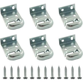 3Sets 6PCS Curtain Rod Holder Roller Window Shade Inside and Outside Mount Brackets Curtain Rod Holder Window Hardware Rod Holders
