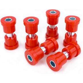 Rear Bushing Kit Fit for 1994+ EZGO TXT/Medalist, 1981+ Club Car DS, Golf Cart Rear Leaf Spring Shackles Bushings & Sleeves Replaces 70291G01 1015583 70289G02 1012303