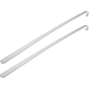PATIKIL Shoe Horn, Stainless Steel Curved Handle Thickened Shoe Helper, Metal Shoe Horns for Women Adults Seniors Boots