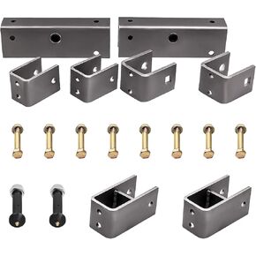 maXpeedingrods Complete Trailer Hanger Kit 2" Slipper Spring Tandem Axle Hanger Kit For Trailer Heavy Duty in Kuwait
