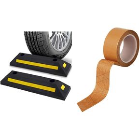 Pyle 2-Pc Vehicle Floor Stopper and Roberts Double-Sided Acrylic Adhesive Strip