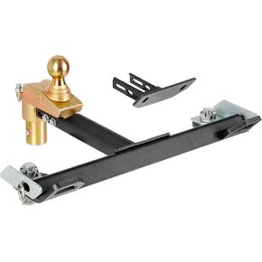CURT 60663 Multi-Fit OEM Puck System Gooseneck Ball with 4" Offset, Fits Select Chevrolet, Ford, GMC, Nissan, Ram Trucks