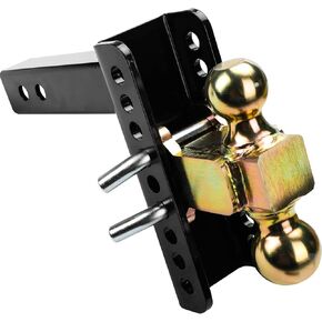 45900 Adjustable Trailer Hitch Ball Mount 14000 lbs 2-Inch Receiver, 6-Inch Drop, 2 and 2-5/16-Inch Balls 97003001 Puck System Gooseneck Hitch Kit