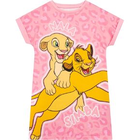 Disney Nightgown | Girls Lion King Pajamas | Nala And Simba Girls Night Gown