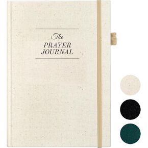Zorblinx Prayer Journal for Woman - 60 Weeks Bible Journal with Prompts, Verse and Scripture - Devotional Journal for Women and Men, Bible Study Journal for Christians, Black