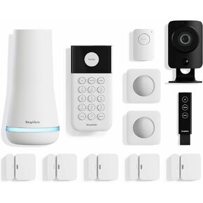SimpliSafe 12 Piece Wireless Home Security System w/HD Camera - Optional 24/7 Professional Monitoring - No Contract - Compatible with Alexa and Google Assistant