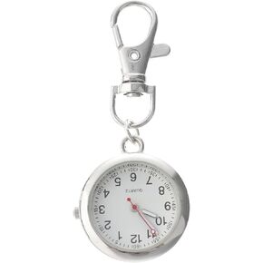1pc Casual Pocket Watch Nurse Watch Clip On Watch Portable Nursing Pocket Watch Delicate Hanging Watch Nurse Fob Watch