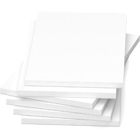 Note Pads 4x6, 6 Pack Mini Blank Notepad 4x6, Small Notepads 4x6 Paper Pads, Scratch Pads 4x6 Small Pads of Paper, Memo Pads 4x6, White Server Note Pad Paper, Small Pocket Notebook 4x6, 50 Sheets/Pad