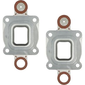 2PCS Exhaust Manifold Elbow Riser Gasket Compatible with Dry Joint MerCruiser 4.3 5.0 5.7 L V6 V8 4.3L 5.0L 5.7L Replace 27-864850A02 27-864850A1 18-0722