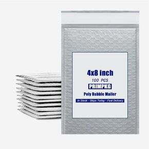 12.5in x 18in Bubble Mailer, Gray Poly Mailer, Padded Envelope, Shipping Envelope, Waterproof, Self-Sealing, For Small Business, Shipping, Mailing, Boutique Packaging(50PCS)