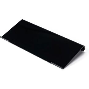 BOOMIBOO Clear Acrylic Tilted Computer Keyboard Holder for Ergonomic Typing, Keyboard Stand with Silicone Anti-Slip Strip, 17 x 5.7 Inch Keyboard Tray for Office Desk, Home, School