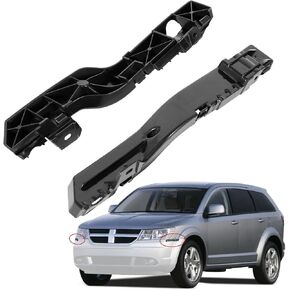 ACLONG Front Bumper Bracket Set Left and Right Side Compatible with Dodge Journey 2009 2010 2011 2012 2013 2014 2015 2016 2017 Replacement 5178411AD 5178410AD-1 Pair