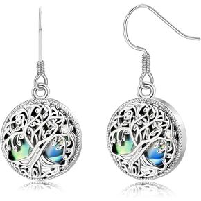 TALYKONG Gothic Earrings for Women Black Rose Flower Ruby Heart Leverback Halloween Earrings Goth Jewelry for Girls