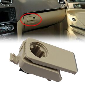 Co-Pilot Glove Box Handle Switch Light Beige Compatible with Mercedes-Benz X204 W204 W212 W207 2009 2010 2011 2012 2013 2014 2015 Replace 2126801498 7N68