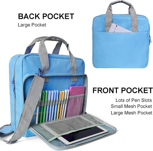 2 Inch 3 Ring Zipper Binder - Trapper Keeper Binder with Strap - 500 Sheet Capacity & Multi-Pockets for School and Office Binder Organizer (Black) in Kuwait