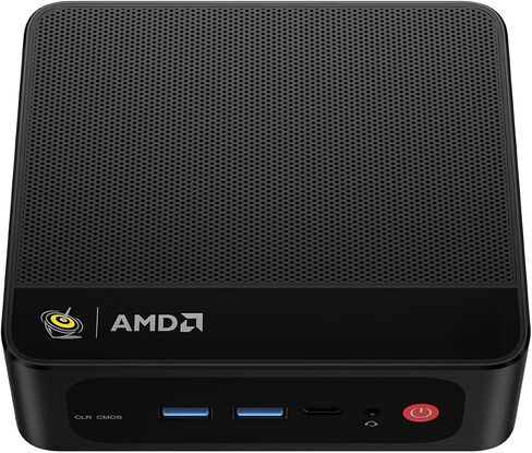 كمبيوتر صغير AMD Ryzen 5 5600H سداسي النواة Beelink SER5 | 32 جيجابايت DDR4 | 500 جيجابايت NVMe M.2 SSD | شاشة ثلاثية 4K @ 60 هرتز، مخرج HDMI مزدوج، النوع C | Wi-Fi 6E | RJ45 | بلوتوث 5.2 | W-11 Gaming كمبيوتر مكتبي صغير in Kuwait