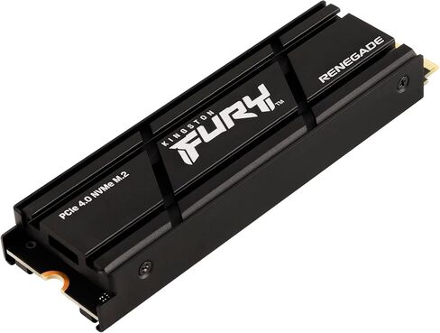 Kingston Fury Renegade 2TB PCIe Gen 4.0 NVMe M.2 SSD داخلي للألعاب مع مبدد حراري | PS5 جاهز | ما يصل إلى 7300 ميجابايت/ثانية | سفيردك/2000 جرام in Kuwait