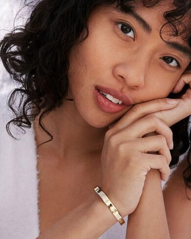 سوار فريندشيب جولد عيار 14 قيراط، مطلي بالذهب عيار 14 قيراط، بدون حجر كريم, مطلي بالذهب عيار 14 قيراط, بدون أحجار كريمة in Kuwait