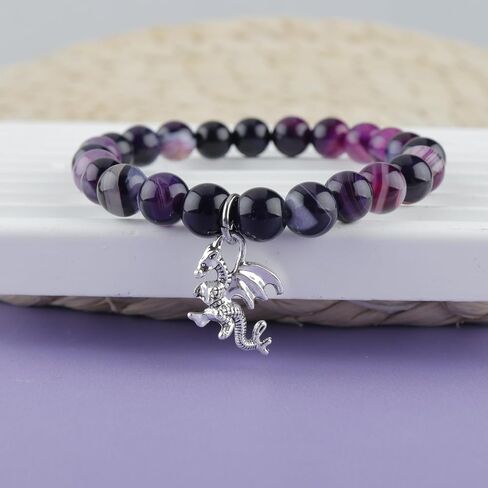 PARTNER Dragon Lover Gift Dragon Spirit Animal Gift Dragon Charm Jewelry Dragon Bracelet Jewelry Inspiration Gift for Friend in Saudi Arabia