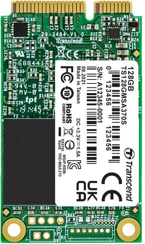 Transcend 64GB MSA370S mSATA SATA III SSD, MLC with Dram Cache in Saudi Arabia