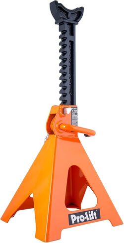 زوج حاملات رافعة Pro-Lift للخدمة الشاقة 6 طن - دبابيس قفل مزدوجة - قفل المقبض ودبوس التنقل لمتجر إصلاح السيارات مع أمان إضافي in Kuwait