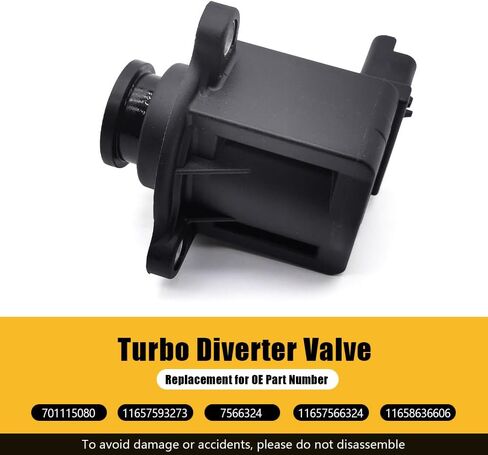 صمام تحويل الشاحن التربيني الكهربائي 11657578683 مناسب لميني كوبر R55 R56 R57 R58 R59 R60 R61 استبدال 701115080 11657593273 7566324 11657566324 11658636606 in Kuwait