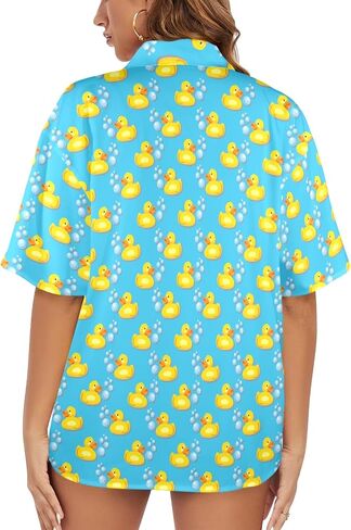 HUGLAZY 80s 90s Outfit for Women Neon Party Outfit 80s Hawaiian Shirts Floral Tropical Shirts Summer in Saudi Arabia