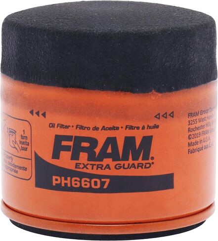 فرام إكسترا جارد PH6607، فلتر الزيت الدوار بفاصل 10 كيلو ميل، أسود in Kuwait
