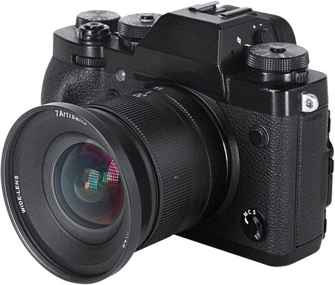 7 Artisans 12mm F2.8 Mark Ⅱ Ultra Wide Angle APS-C Manual Focus Prime lens compatible for Canon EOS-M Mount Mirrorless Cameras M1 M2 M3 Black in Saudi Arabia