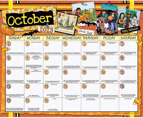 Really Good Stuff Classroom Calendar 2024-2025, Primary Colors in Saudi Arabia