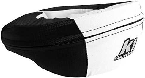 K1 Race Gear 15-NEC-CAW-A Neck Protector Brace (Carbon/White, Adult) in Saudi Arabia