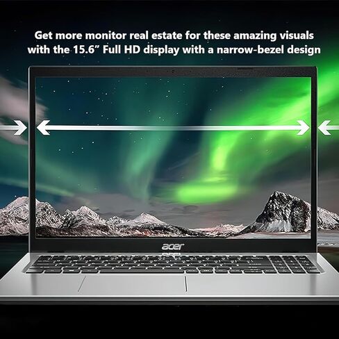 جهاز كمبيوتر محمول acer 2024 الأحدث Aspire 1 Slim Student، شاشة 15.6 بوصة FHD، معالج Intel Celeron ثنائي النواة، ذاكرة وصول عشوائي 12 جيجابايت، 128 جيجابايت eMMC، Microsoft 365 لمدة عام، كمبيوتر محمول للأعمال، رفيع وخفيف، Win 11 Home S in Saudi Arabia