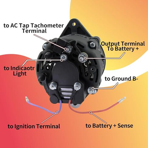 Mercruiser Volv.o Penta Alternator Replacement New for 2.5 3.0 4.1 4.3 5.0 5.7 5.8 7.4 8.2 8.9 9.4 OMC Mando Pleasurecraft 1970-2001, 12174N1G A000B0331 AC155603 3854809-5 3850927-9 400-46022 3860769 in Saudi Arabia