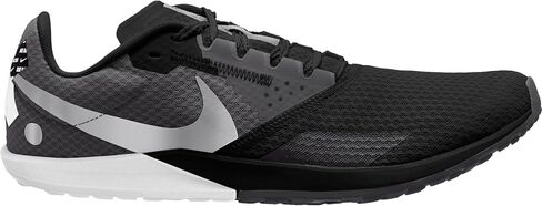 Nike Rival XC 6 Cross-Country Spikes (DX7999-001, Black/Metallic Silver-DK Smoke Grey) Size 11.5 in Saudi Arabia