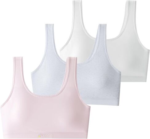 Phennie's Girls Sports Bra Training Bras Wireless Light Padded Bralette in Saudi Arabia