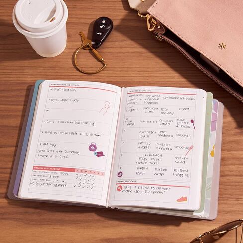On The Go Folio - Small Holder Case to Protect Your Planners and Journals. Works Great w Petite Planners & Journals. Elastic Band Holder - Erin Condren (Small, Starry Sky) in Saudi Arabia